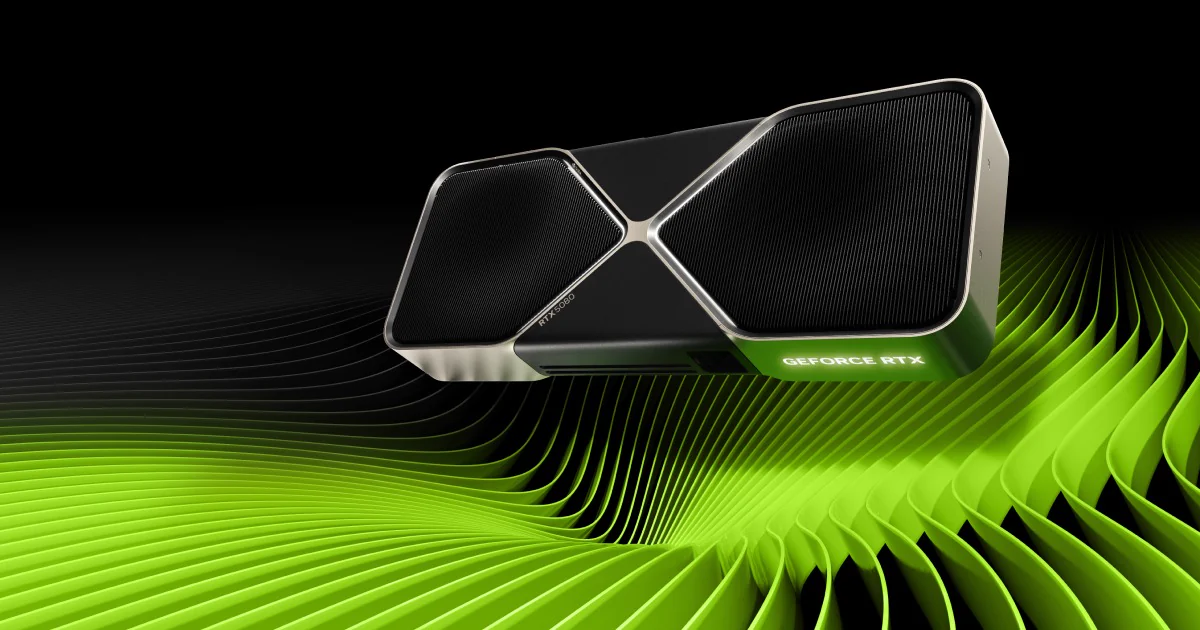 NVIDIA GeForce RTX 5080 Founders Editionの公式製品画像