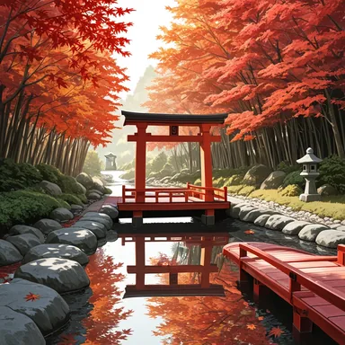 ComfyUI / 風景（garden） / WAI Illustrious SDXL v17.0 / ipndm / normal / 30 steps / Seed 20261018の生成結果