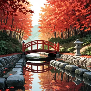 ComfyUI / 風景（garden） / WAI Illustrious SDXL v17.0 / dpmpp_sde / normal / 30 steps / Seed 20261018の生成結果