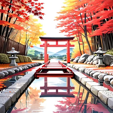 ComfyUI / 風景（garden） / WAI Illustrious SDXL v17.0 / euler_cfg_pp / normal / 20 steps / Seed 20261018の生成結果