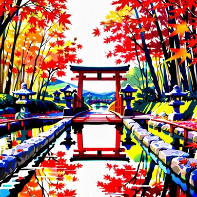 ComfyUI / 風景（garden） / WAI Illustrious SDXL v17.0 / dpmpp_2m_cfg_pp / normal / 30 steps / Seed 20261018の生成結果