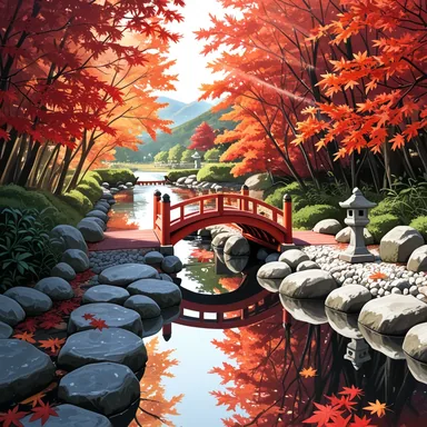 ComfyUI / 風景（garden） / WAI Illustrious SDXL v17.0 / dpm_2_ancestral / normal / 40 steps / Seed 20261018の生成結果