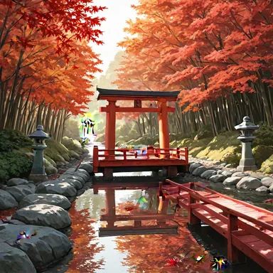 ComfyUI / 風景（garden） / WAI Illustrious SDXL v17.0 / ipndm_v / normal / 20 steps / Seed 20261018の生成結果