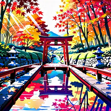 ComfyUI / 風景（garden） / WAI Illustrious SDXL v17.0 / res_multistep_cfg_pp / normal / 40 steps / Seed 20261018の生成結果