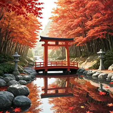 ComfyUI / 風景（garden） / WAI Illustrious SDXL v17.0 / heun / normal / 30 steps / Seed 20261018の生成結果