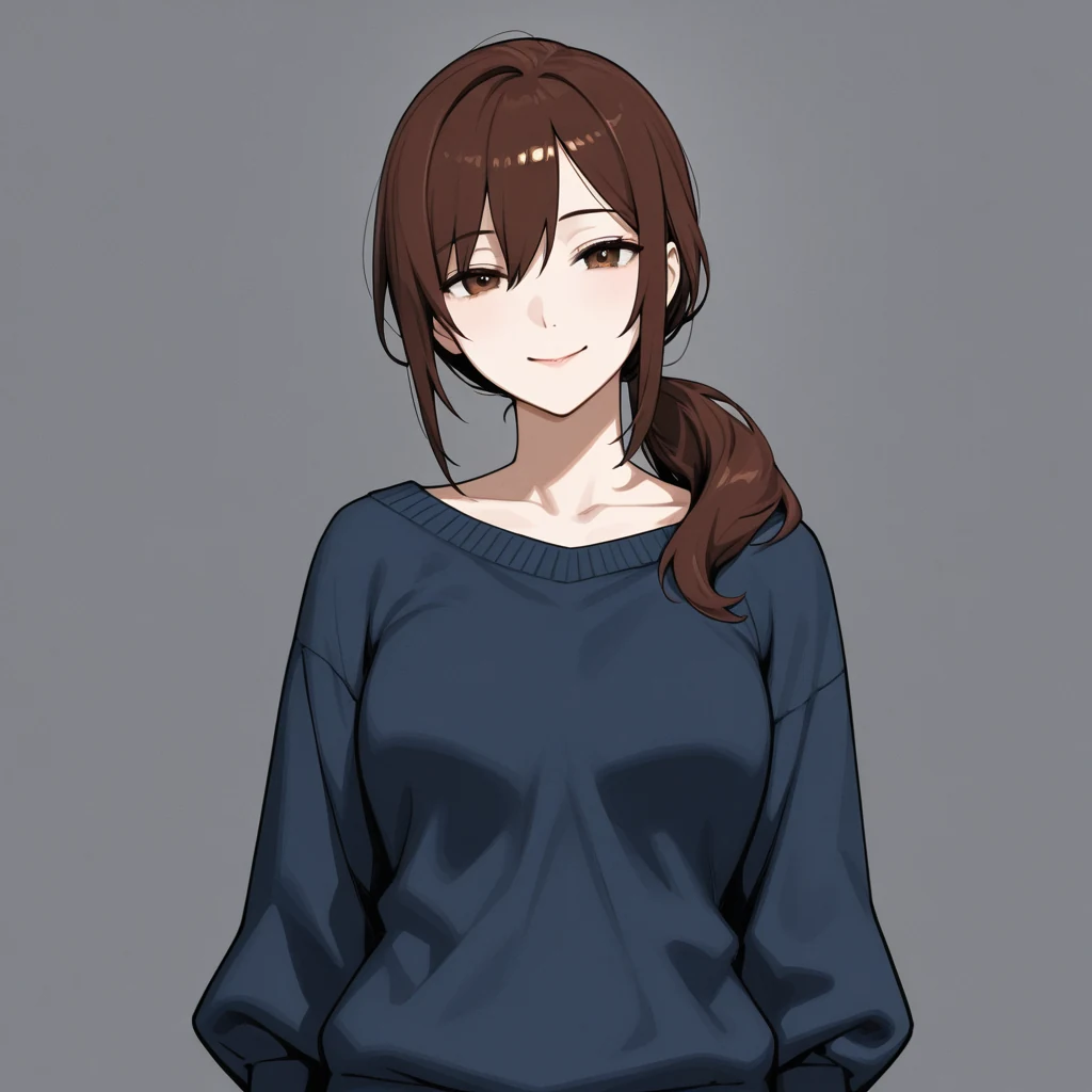 Euler a / Normal / 30 Stepsで生成した成人女性。髪・肩・セーターの形を比較する画像