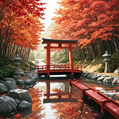 ComfyUI / 風景（garden） / WAI Illustrious SDXL v17.0 / res_multistep / normal / 30 steps / Seed 20261018の生成結果