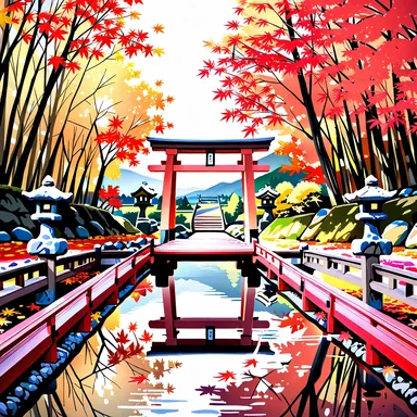 ComfyUI / 風景（garden） / WAI Illustrious SDXL v17.0 / gradient_estimation_cfg_pp / normal / 30 steps / Seed 20261018の生成結果