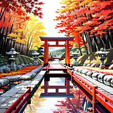 ComfyUI / 風景（garden） / WAI Illustrious SDXL v17.0 / res_multistep_cfg_pp / normal / 20 steps / Seed 20261018の生成結果