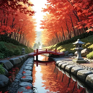 ComfyUI / 風景（garden） / WAI Illustrious SDXL v17.0 / dpmpp_sde / normal / 20 steps / Seed 20261018の生成結果