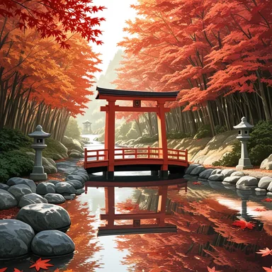 ComfyUI / 風景（garden） / WAI Illustrious SDXL v17.0 / dpm_2 / normal / 30 steps / Seed 20261018の生成結果