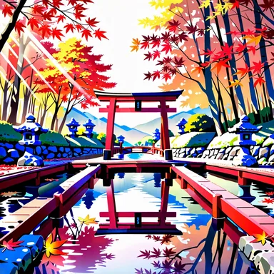 ComfyUI / 風景（garden） / WAI Illustrious SDXL v17.0 / euler_cfg_pp / normal / 40 steps / Seed 20261018の生成結果