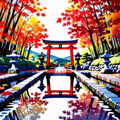 ComfyUI / 風景（garden） / WAI Illustrious SDXL v17.0 / cfgpp_ud10_ab / normal / 30 steps / Seed 20261018の生成結果