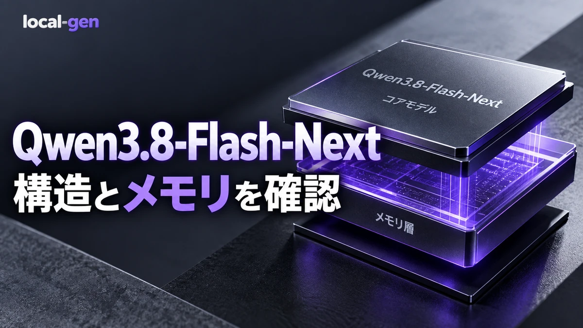 Qwen3.8-Flash-Nextはローカルで動く？ — RTX 5090・GGUF・必要メモリの考え方