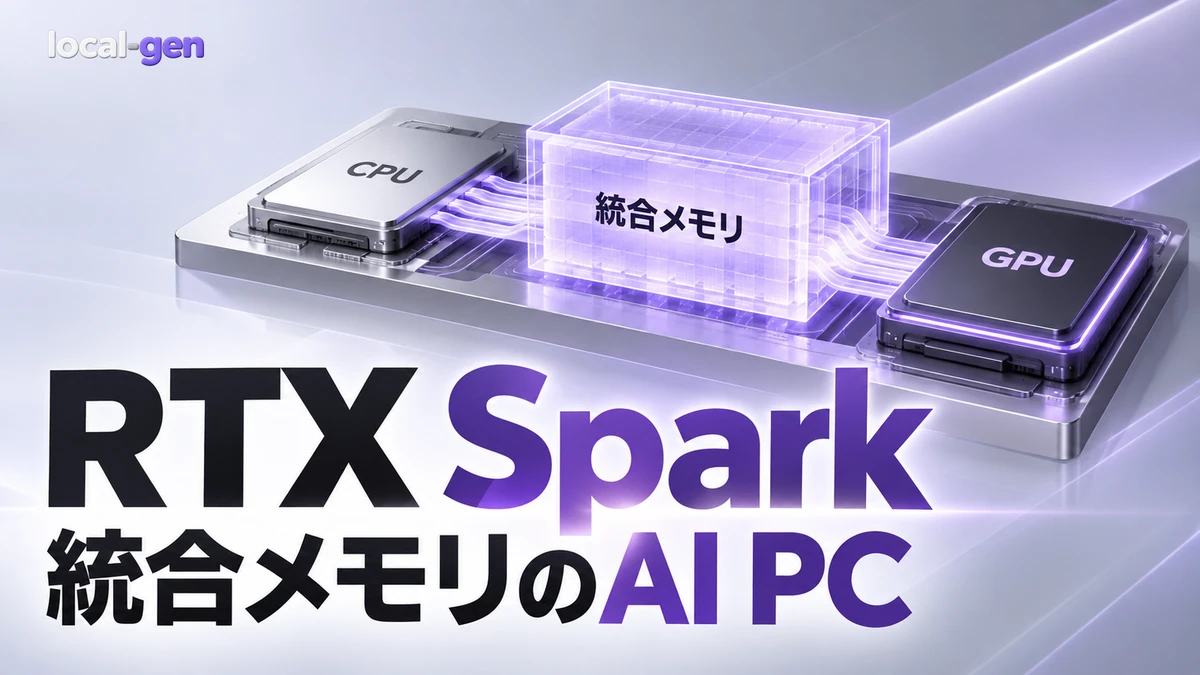RTX Sparkとは？ — 128GB統合メモリでローカルLLMを動かす新Windows PCを解説