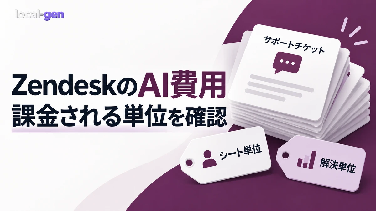 ZendeskのAI機能は何に課金される？ — 契約前に確認する項目