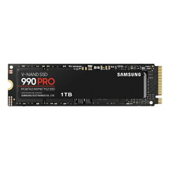 Samsung SSD 990 PRO 1TB M.2 NVMe（ヒートシンクなし、MZ-V9P1T0B-IT）の製品画像